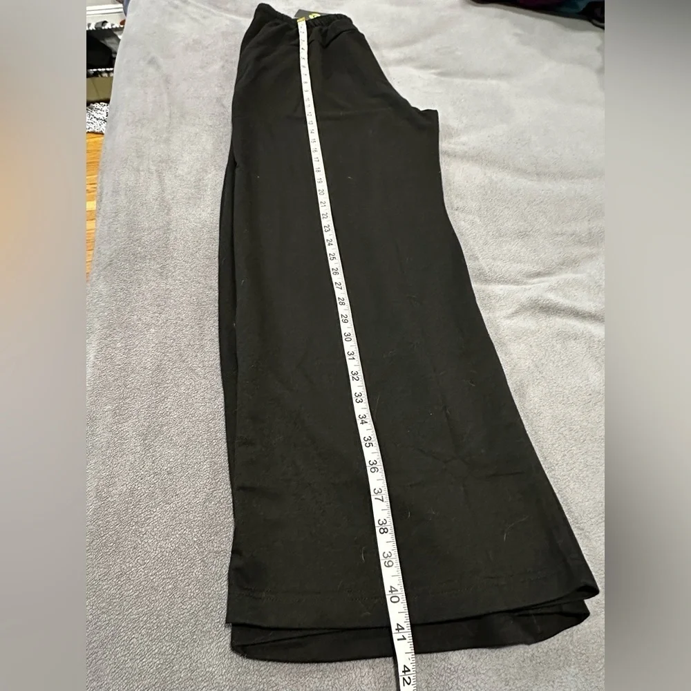 NWT Women’s Pinspark Black Wide Leg Lounge Pants XL. Soft. Flowy. Pockets.